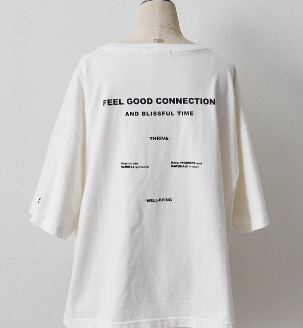  「【F&B】オーガニックコットン混ロゴTシャツ」|Tシャツ・カットソー|