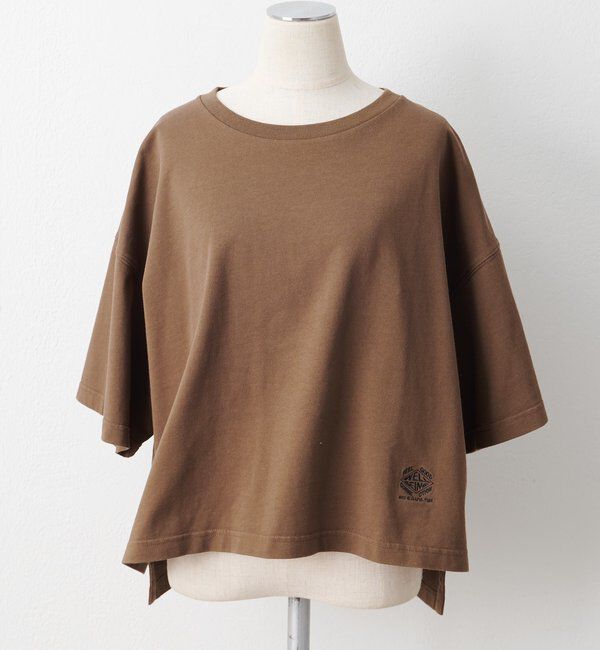  「【F&B】オーガニックコットン混ロゴTシャツ」|Tシャツ・カットソー|