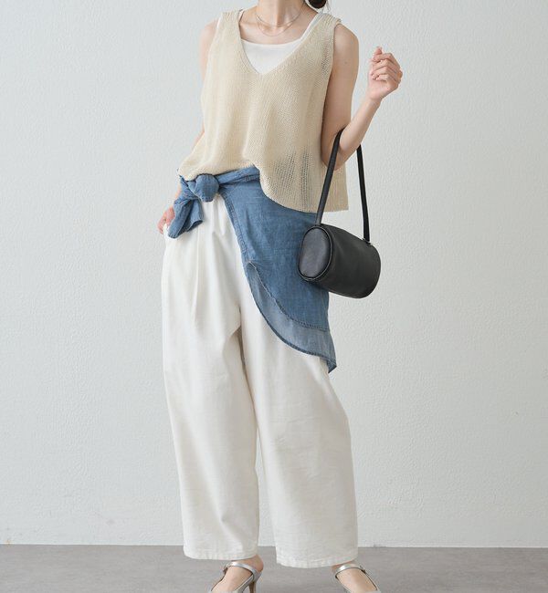  「片畦ニットビスチェ」|ニット・セーター|