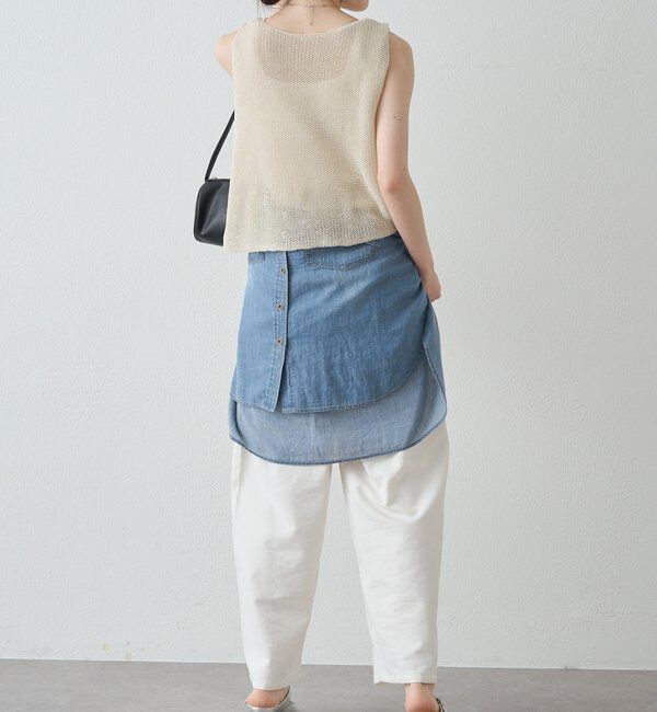  「片畦ニットビスチェ」|ニット・セーター|