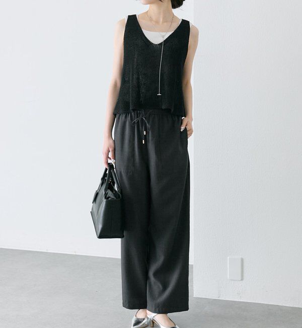  「片畦ニットビスチェ」|ニット・セーター|