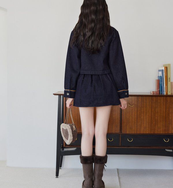  「【即日発送】ベルト付ミニスカート」|スカート|