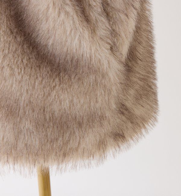  「ミドルフェイクファージャケット」|ダウンベスト・ベスト|