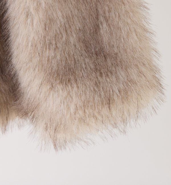  「ミドルフェイクファージャケット」|ダウンベスト・ベスト|