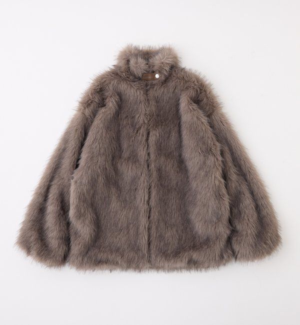  「ミドルフェイクファージャケット」|ダウンベスト・ベスト|