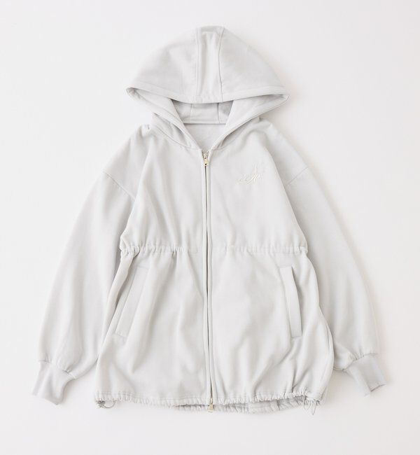  「ロゴ刺繍入り裏起毛ビッグパーカー」|プルオーバー|