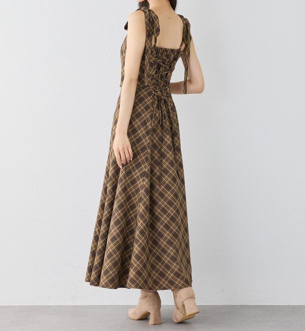  「【新色追加】着痩せ効果抜群/マイナス5キロ見えキャミワンピ」|ワンピース|