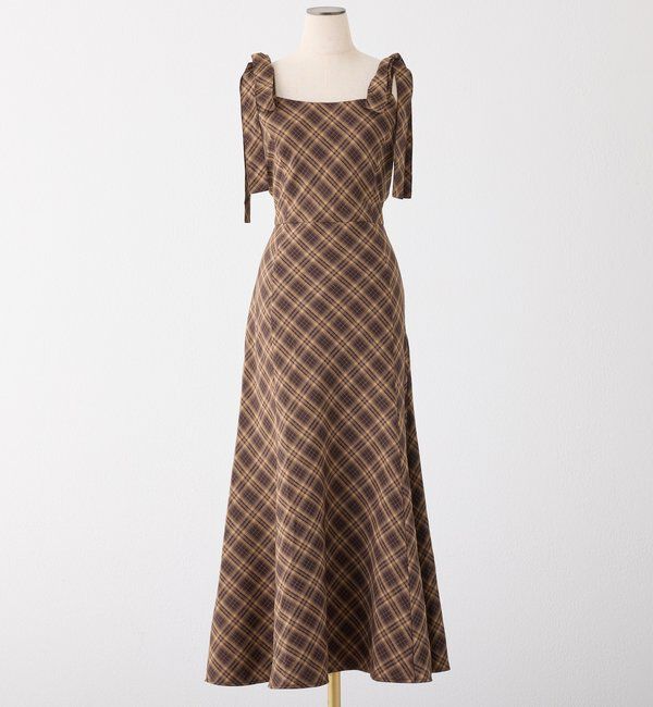  「【新色追加】着痩せ効果抜群/マイナス5キロ見えキャミワンピ」|ワンピース|