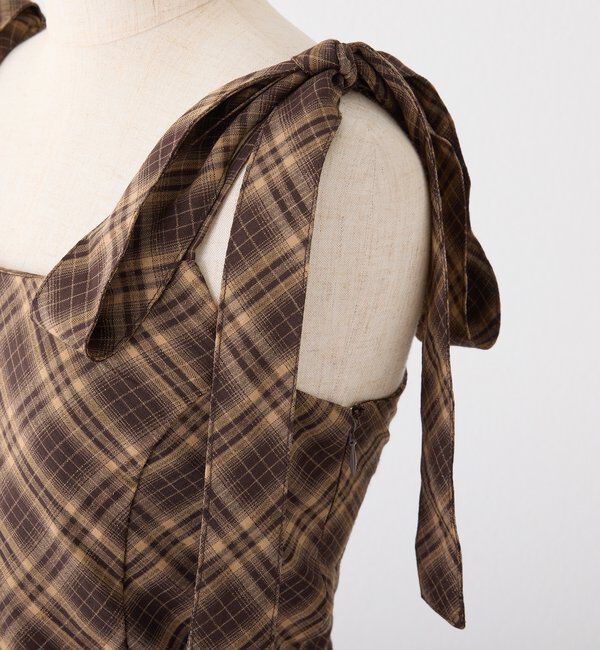  「【新色追加】着痩せ効果抜群/マイナス5キロ見えキャミワンピ」|ワンピース|