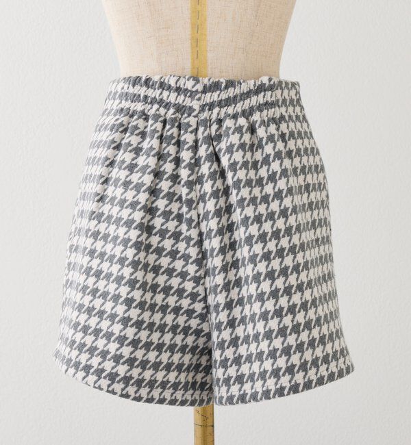  「金ボタン付スタイルアップスカショーパン」|スカート|