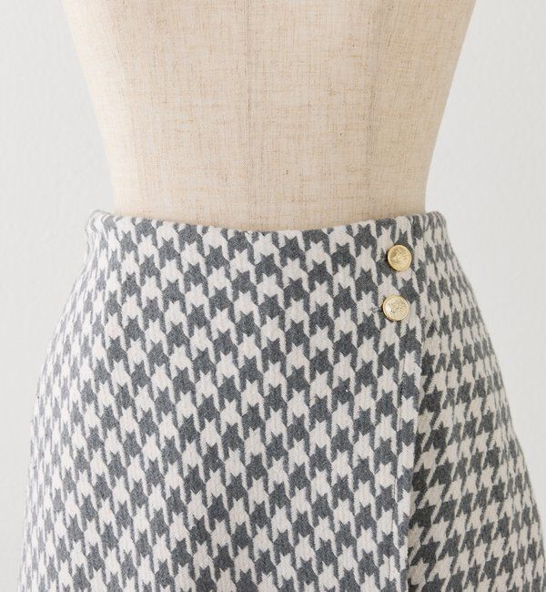  「金ボタン付スタイルアップスカショーパン」|スカート|