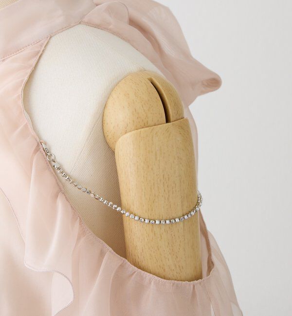  「肩ビジューアメスリチュニック」|シャツ・ブラウス|