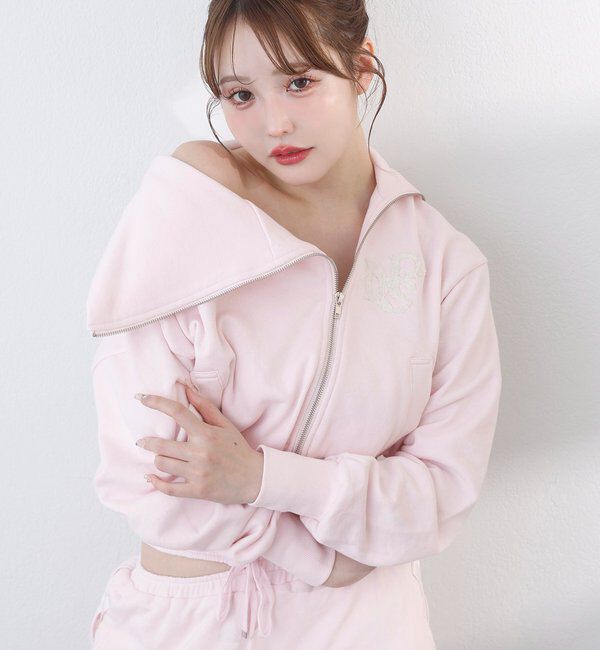  「【セットアップ可能】セーラーカラーロゴスウェット」|プルオーバー|