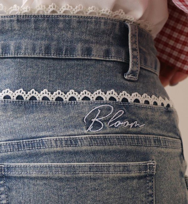  「【SMサイズ展開あり】ウエストレースフレアデニム」|その他|