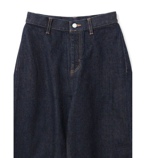 mizuiro ind「mizuiro ind ハイウエストワイドデニム」|デニム|
