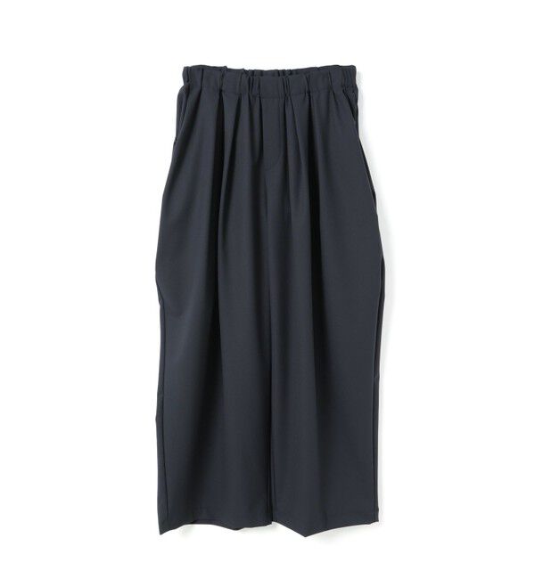 mizuiro ind「mizuiro ind サイドドレープワイドパンツ」|その他|ネイビー