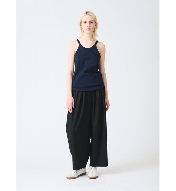 mizuiro ind「mizuiro ind サイドドレープワイドパンツ」|その他|