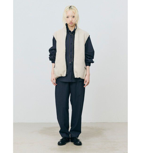 MARMARMAR「MARMARMAR PL/RYストレッチイージースラックス」|スラックス|