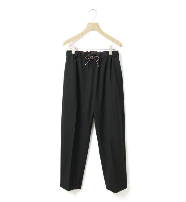 MARMARMAR「MARMARMAR PL/RYストレッチイージースラックス」|スラックス|ブラック