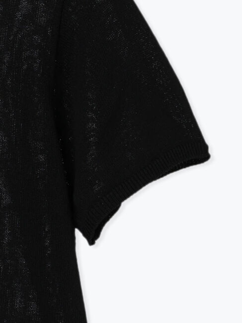 Lugnoncure「前開きポロニットシャツ」|ニット・セーター|