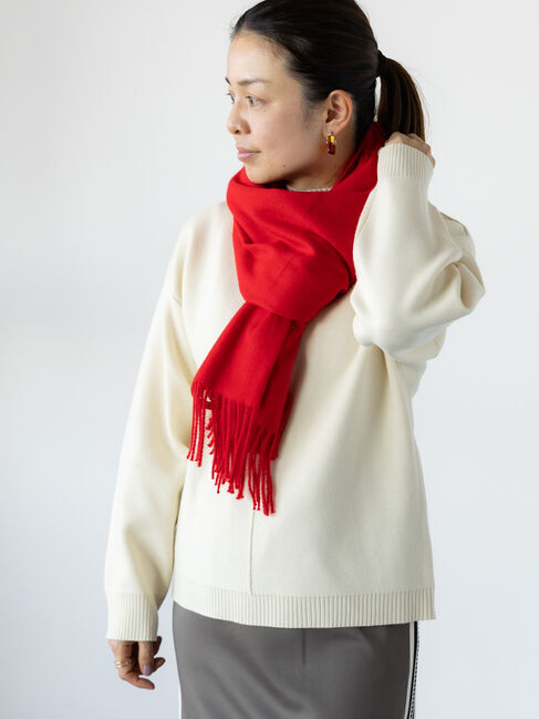 Lugnoncure「コットンタッチハイネックニット」|ニット・セーター|オフホワイト