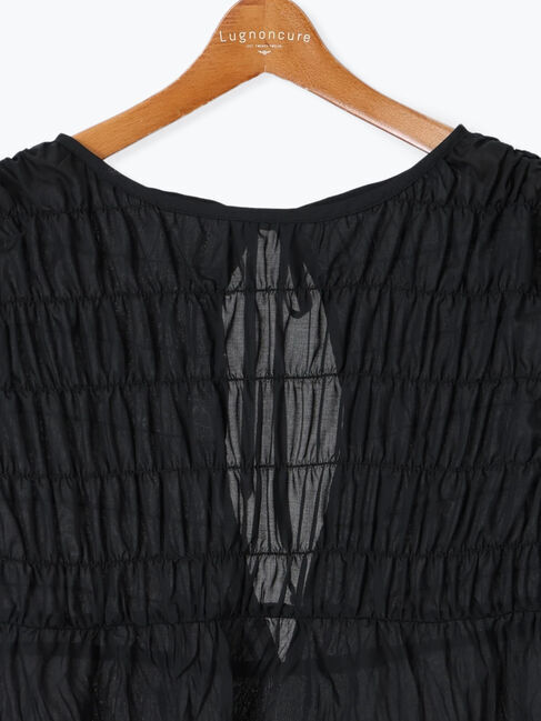 Lugnoncure「シャーリングティアードブラウス《2025summer catalog item》」|シャツ・ブラウス|