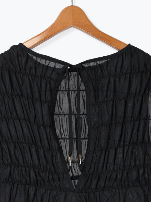 Lugnoncure「シャーリングティアードブラウス《2025summer catalog item》」|シャツ・ブラウス|