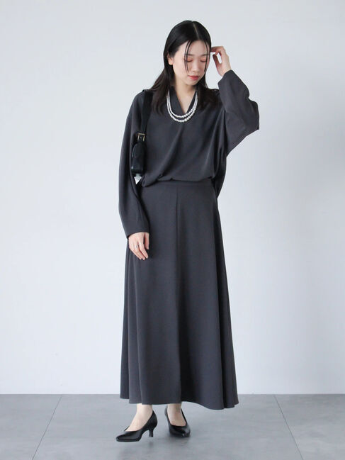 sm2rhythm「【セレモニーアイテム】ジョーゼットスカート(セットアップ可)」|スカート|