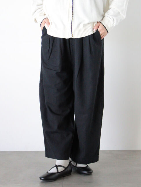 Samansa Mos2「【Cross&times;Linen】ふんわりパンツ」|その他|