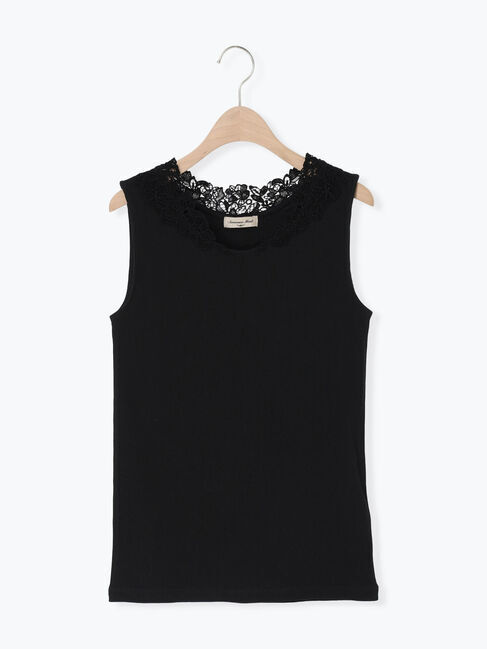 Samansa Mos2「後ろパーツレースインナー」|Tシャツ・カットソー|