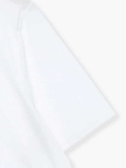 Samansa Mos2「シルケット天竺ワイドアームプリントTシャツ」|Tシャツ・カットソー|