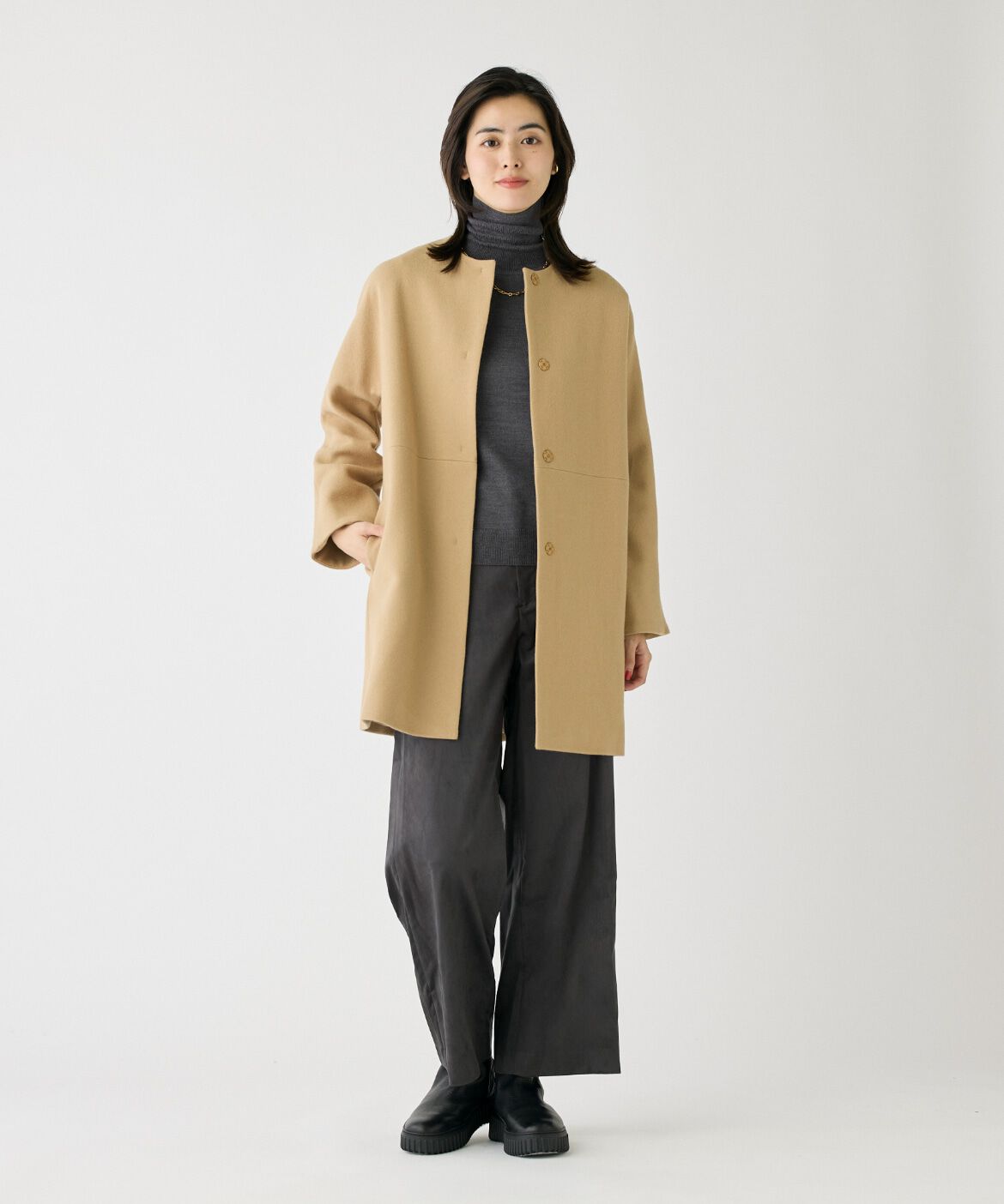 DAY by DAY it&rsquo;s international「スエード調セミワイドパンツ《KOMASUEDE》」|その他|