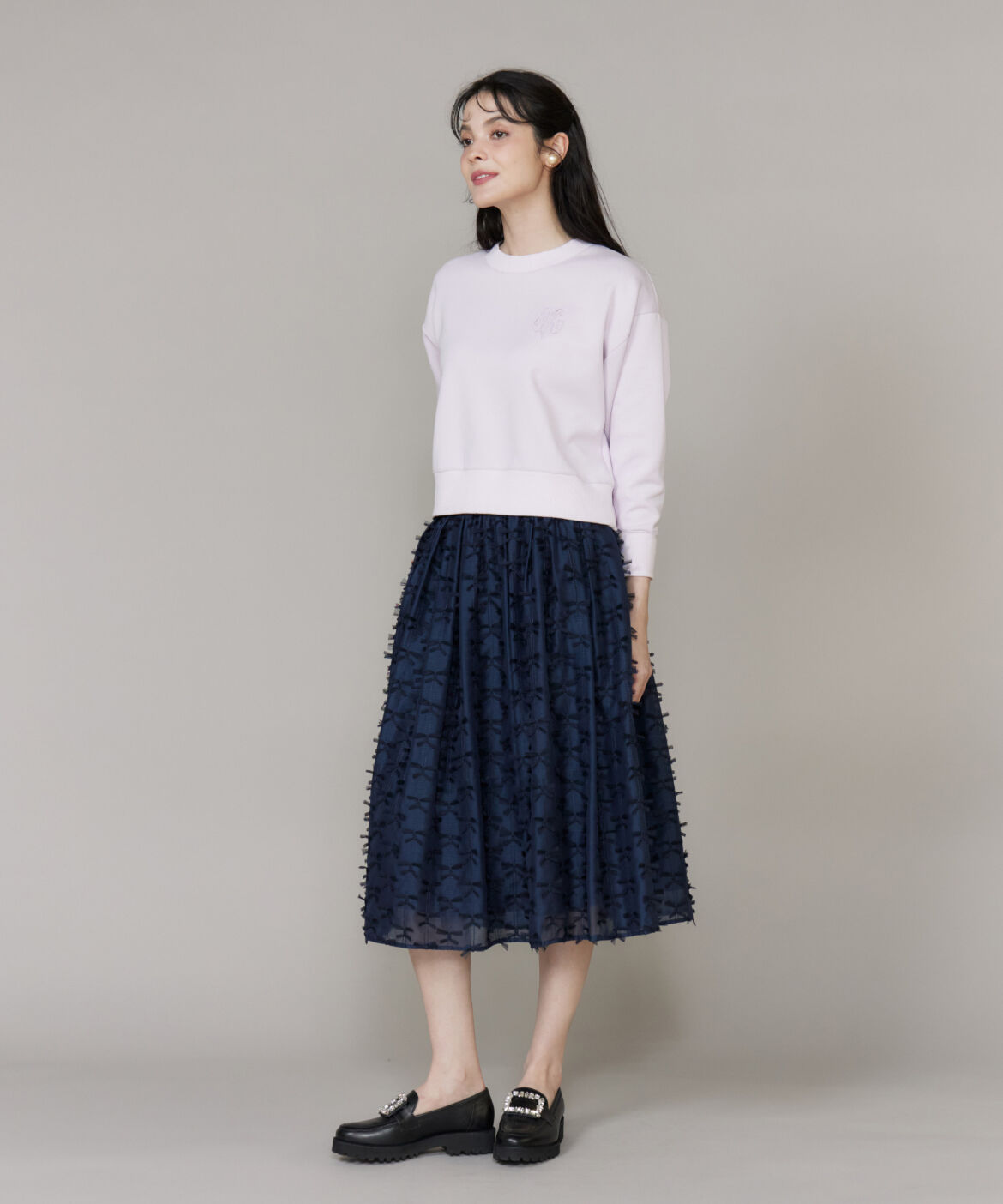 Maglie le cassetto「ロゴ刺繍ダンボールプルオーバー」|スウェット・ジャージ|