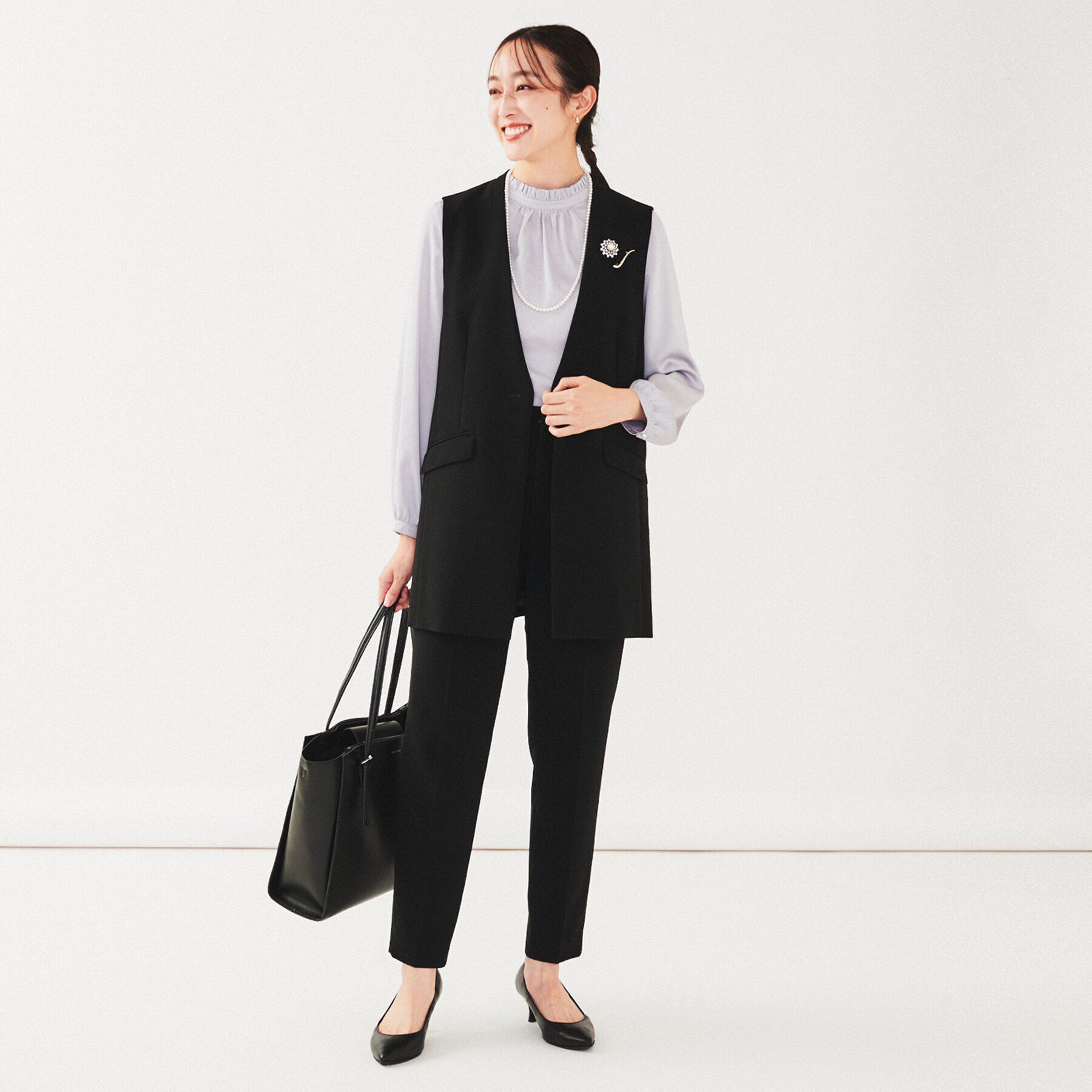 UNTITLED「【セットアップ可能】カラーレスジレ」|ベスト・ジレ|