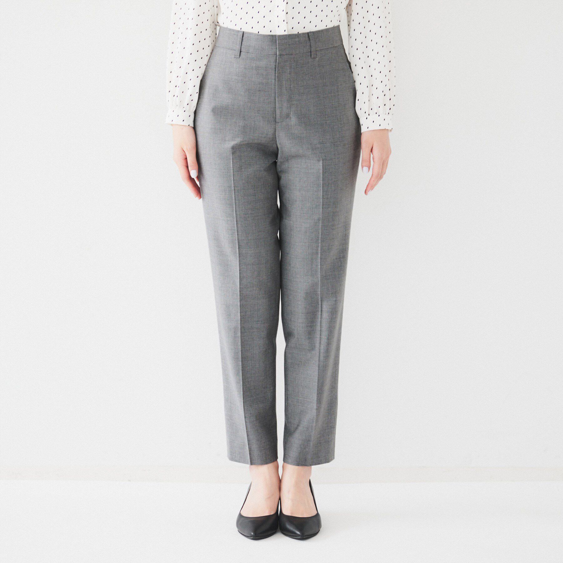 UNTITLED「【通勤スーツ】ウーステッド テーパードパンツ」|その他|