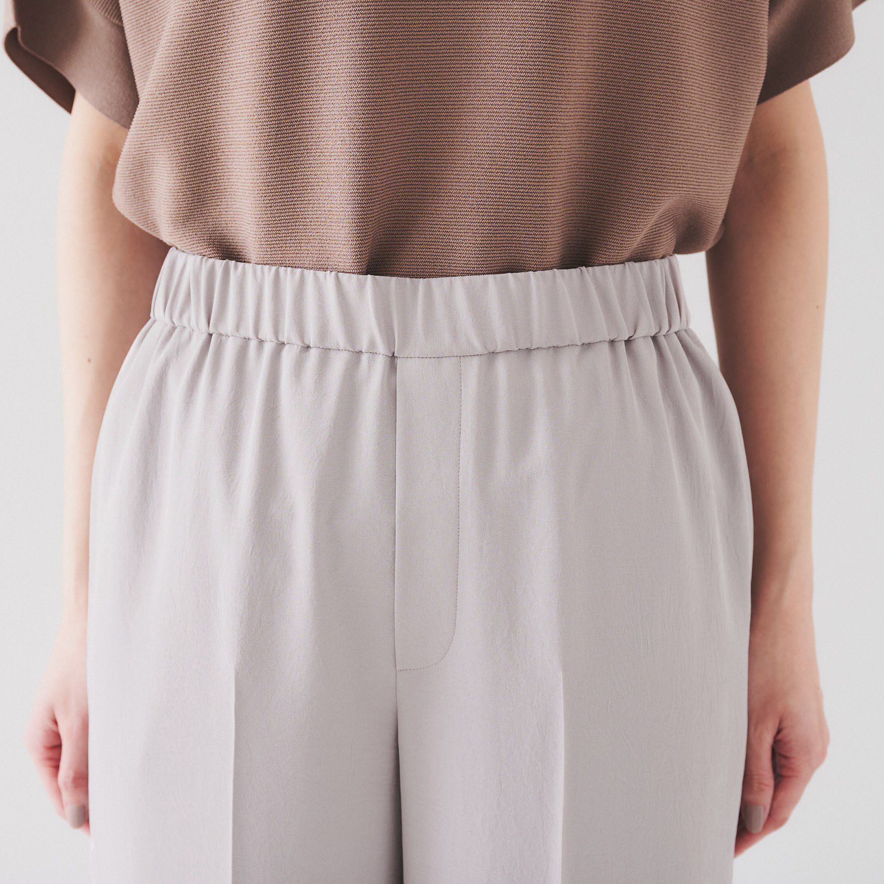 UNTITLED「【セットアップ可能/接触冷感/イージーケア/ウエストゴム仕様】リラクミスト テーパードパンツ」|その他|