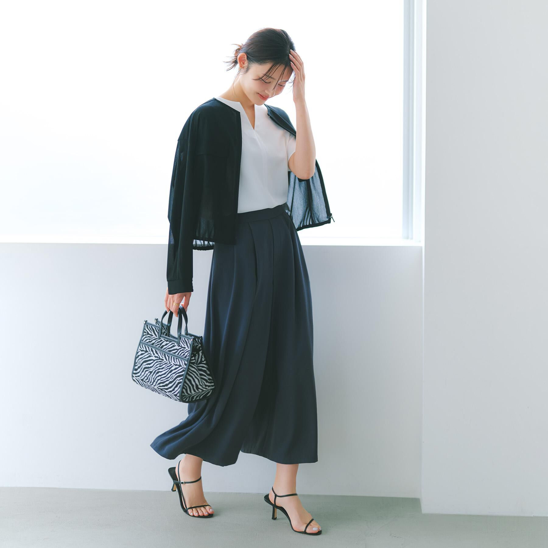 UNTITLED「【古畑星夏さん着用/選べる3柄】ジャカードミディアムトート」|トートバッグ|