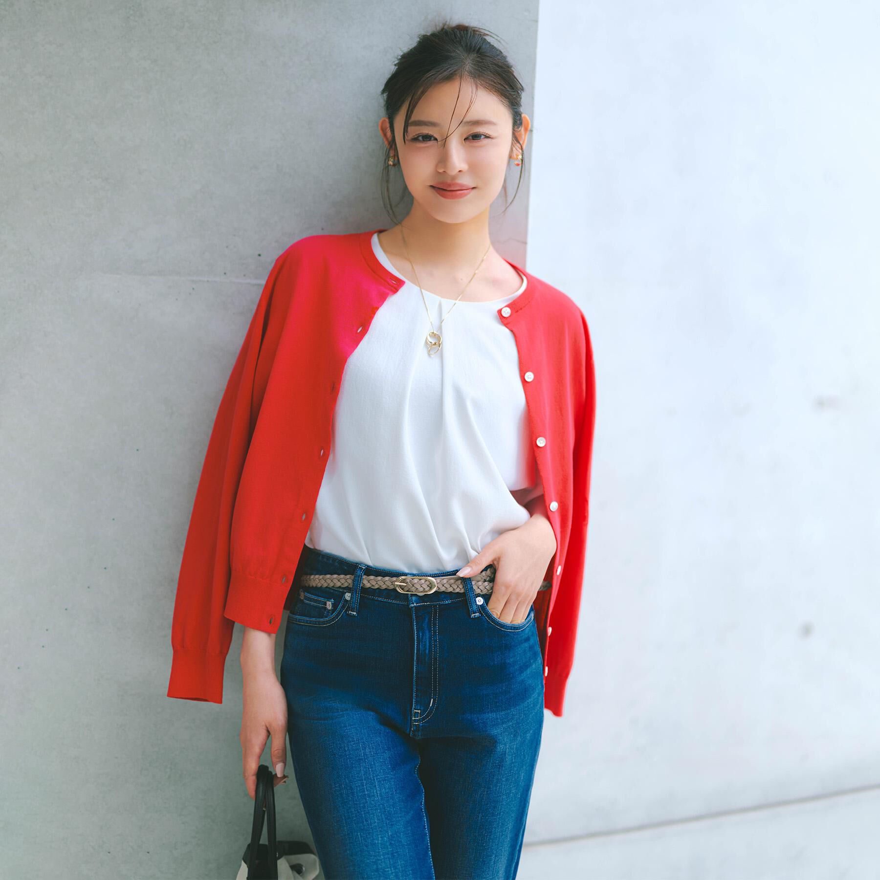 UNTITLED「【古畑星夏さん着用/人気デニム】MAKE&times;DENIMスリムストレート」|デニム|