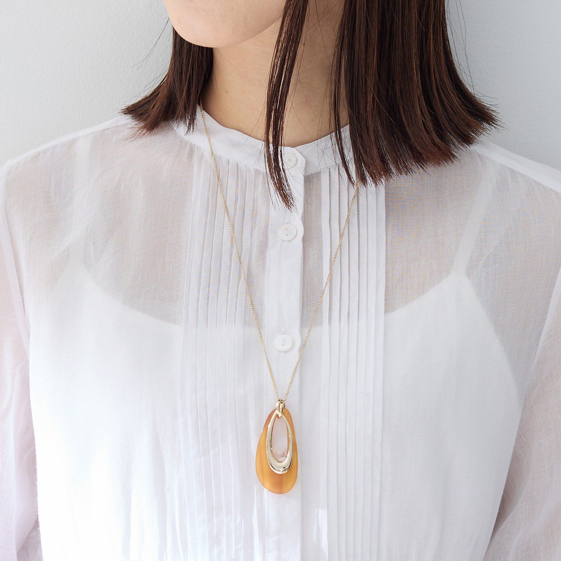 UNTITLED「【ステンレスチェーン】ティアーズネックレス」|ネックレス|