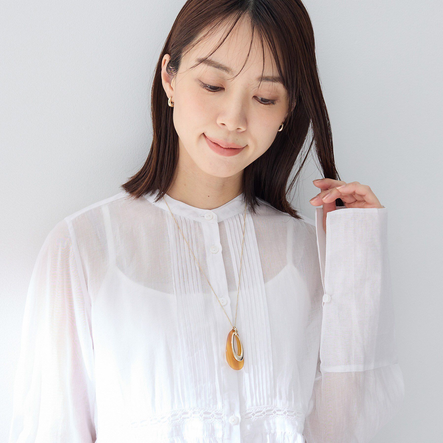 UNTITLED「【ステンレスチェーン】ティアーズネックレス」|ネックレス|