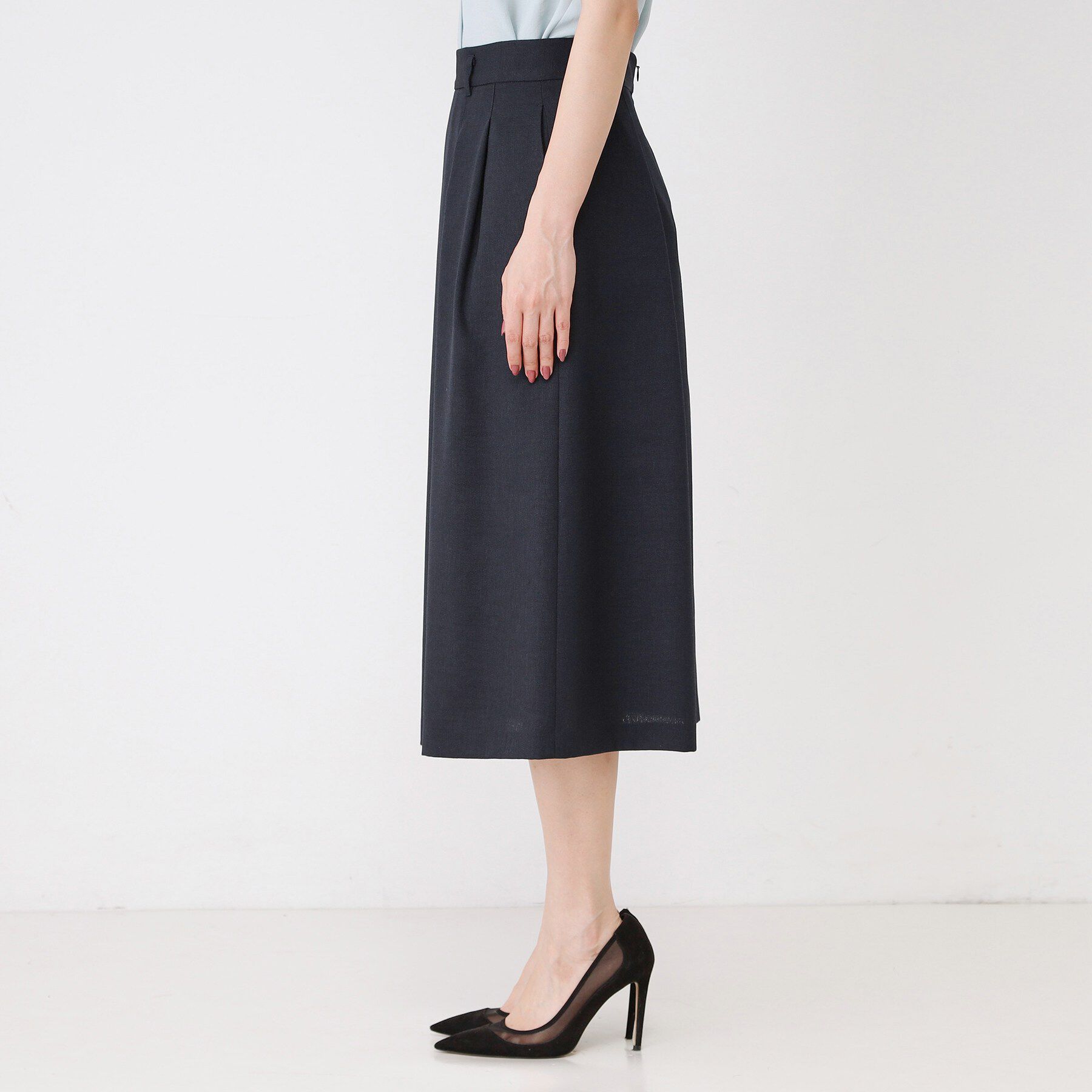 COUP DE CHANCE「【手洗い可／日本製】タックフレアスカート」|スカート|