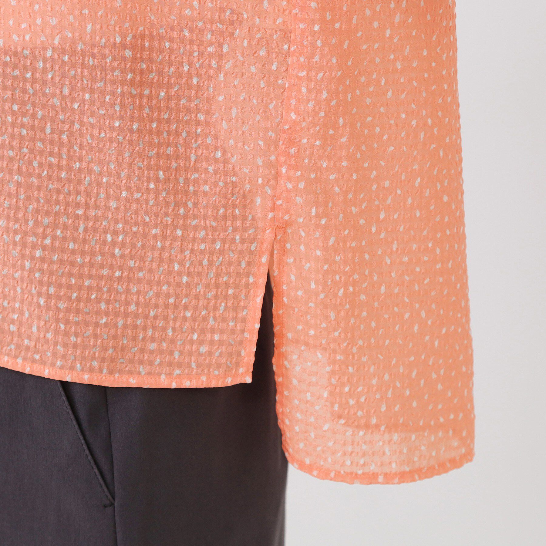 COUP DE CHANCE「【手洗い可】シアーボウタイブラウス」|シャツ・ブラウス|