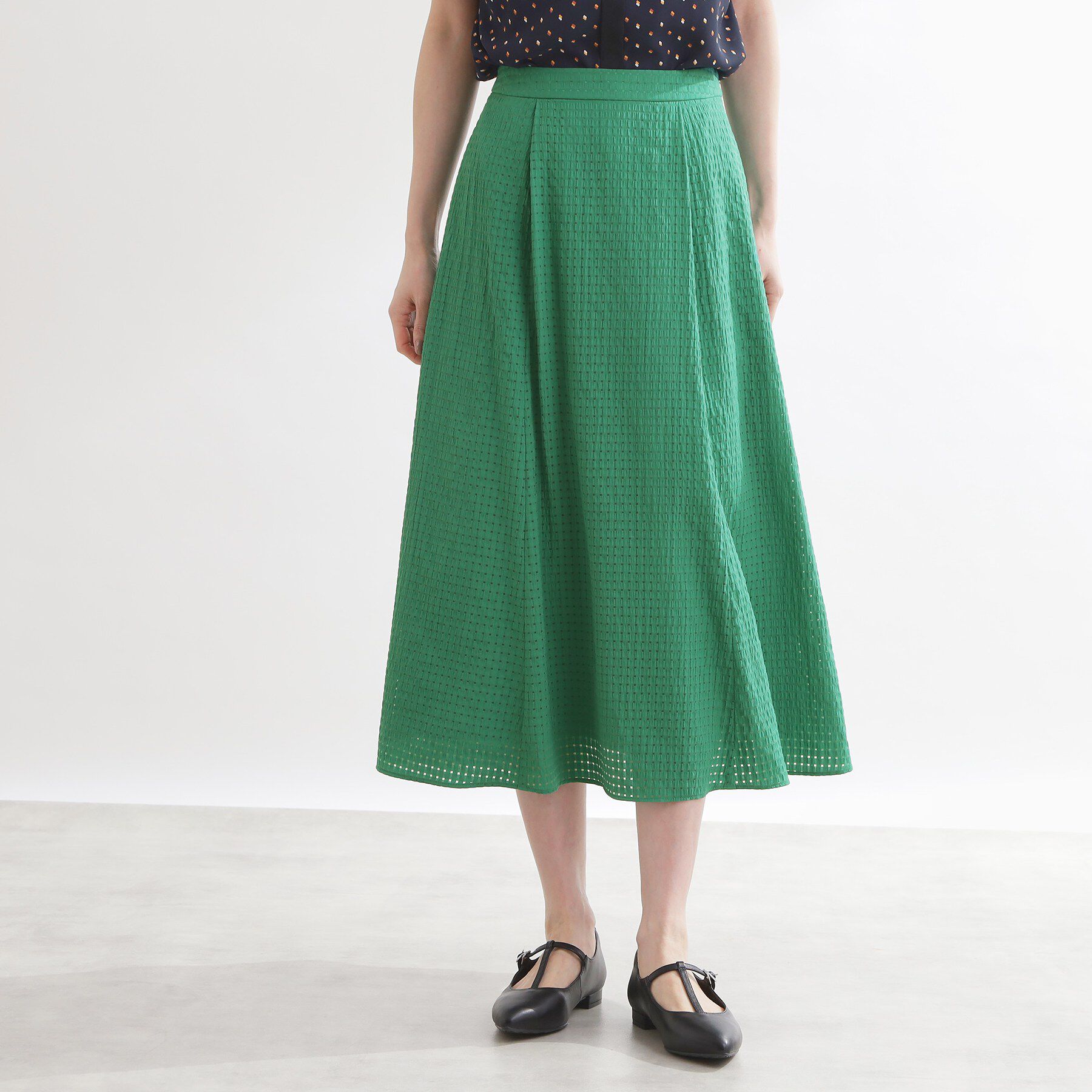 Reflect「【選べる2柄／セットアップ可】フレアシルエットスカート」|スカート|