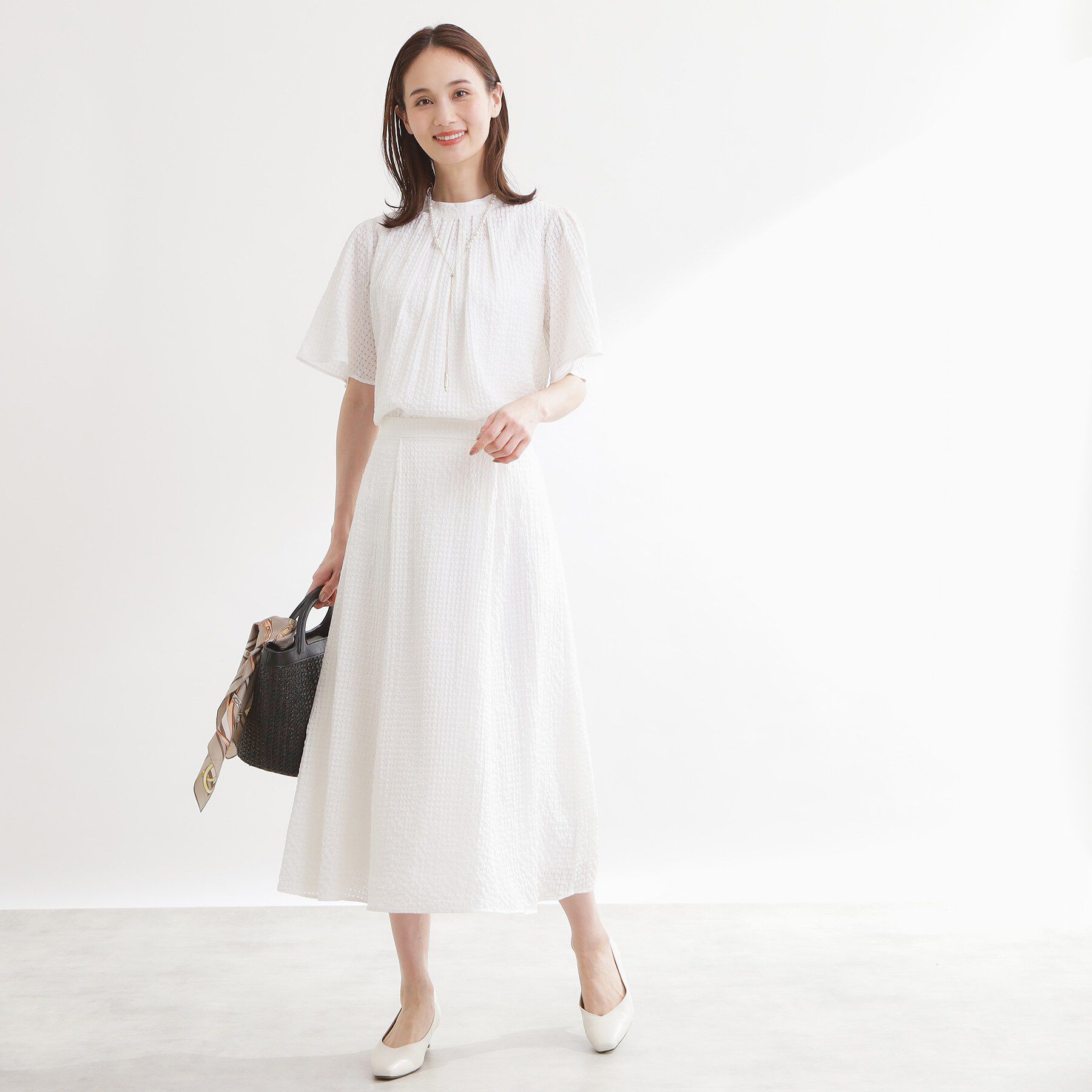 Reflect「【選べる2柄／セットアップ可】フレアシルエットスカート」|スカート|