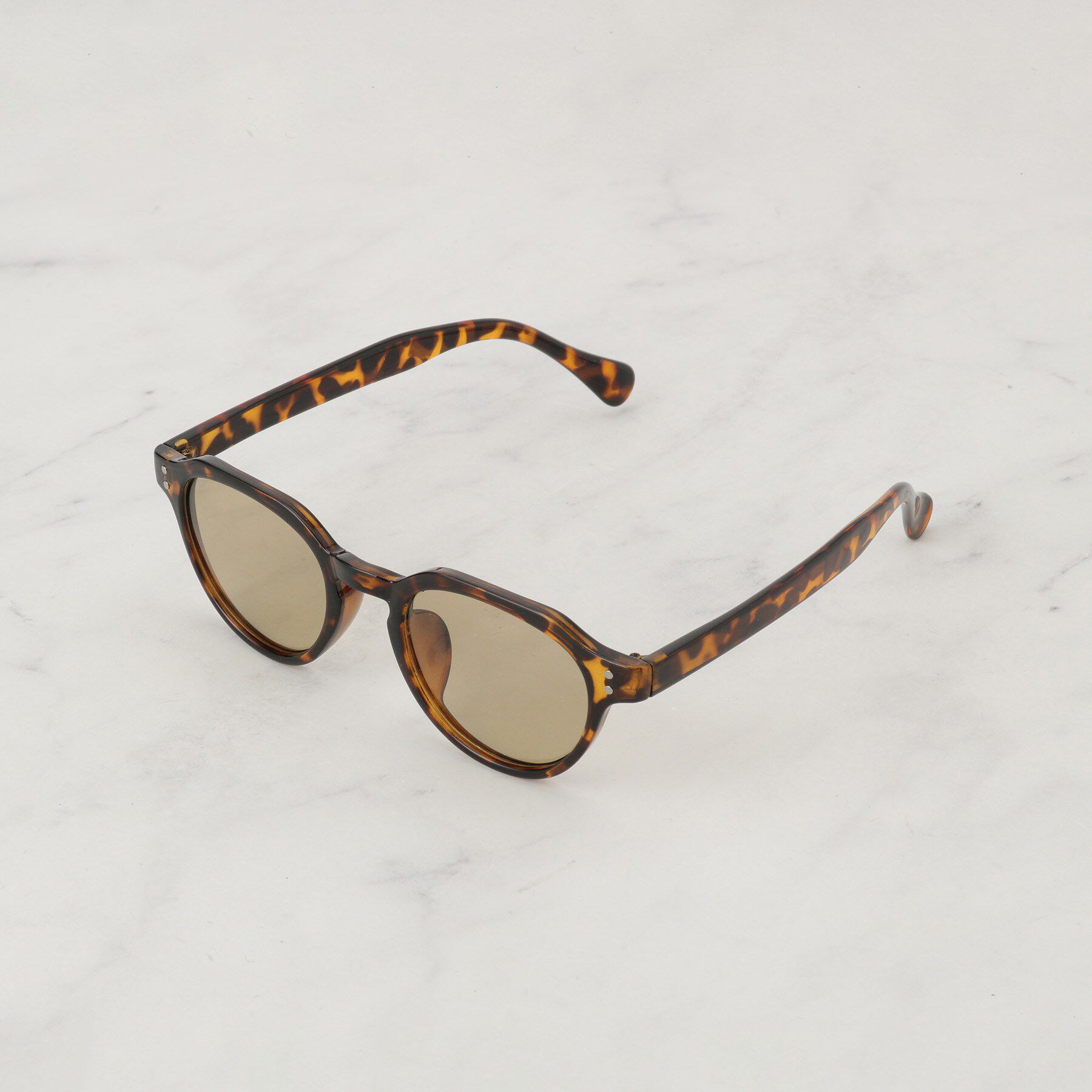 Reflect「【偏光／調光レンズ】クラウンパント型サングラス」|メガネ|ブラウン(043)