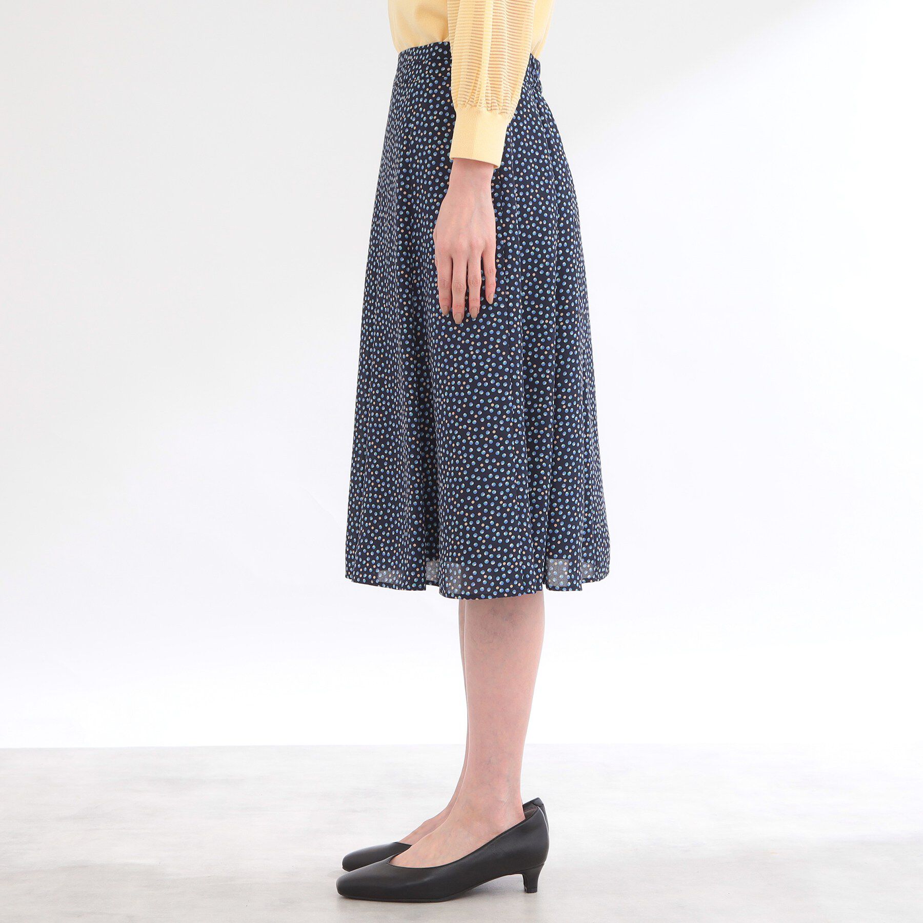 Reflect「ウエスト切り替えフレアスカート」|スカート|