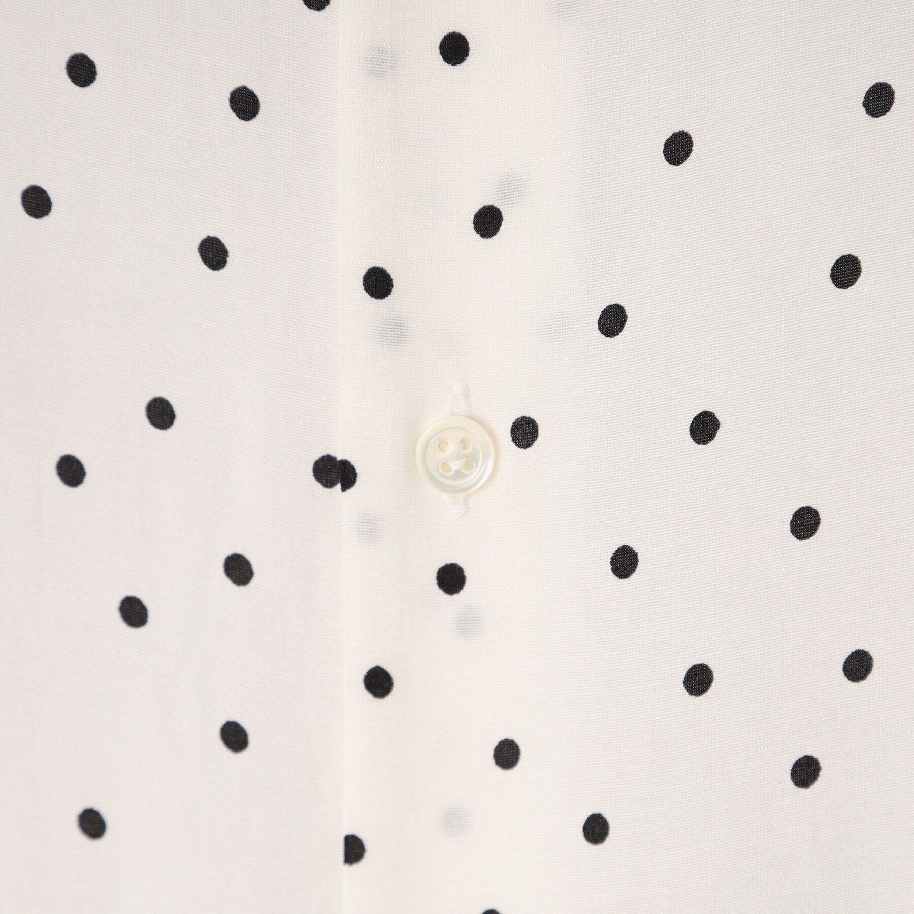 DRESSTERIOR「【洗える/日本製】ドットPTボリュームスリーブブラウス」|シャツ・ブラウス|