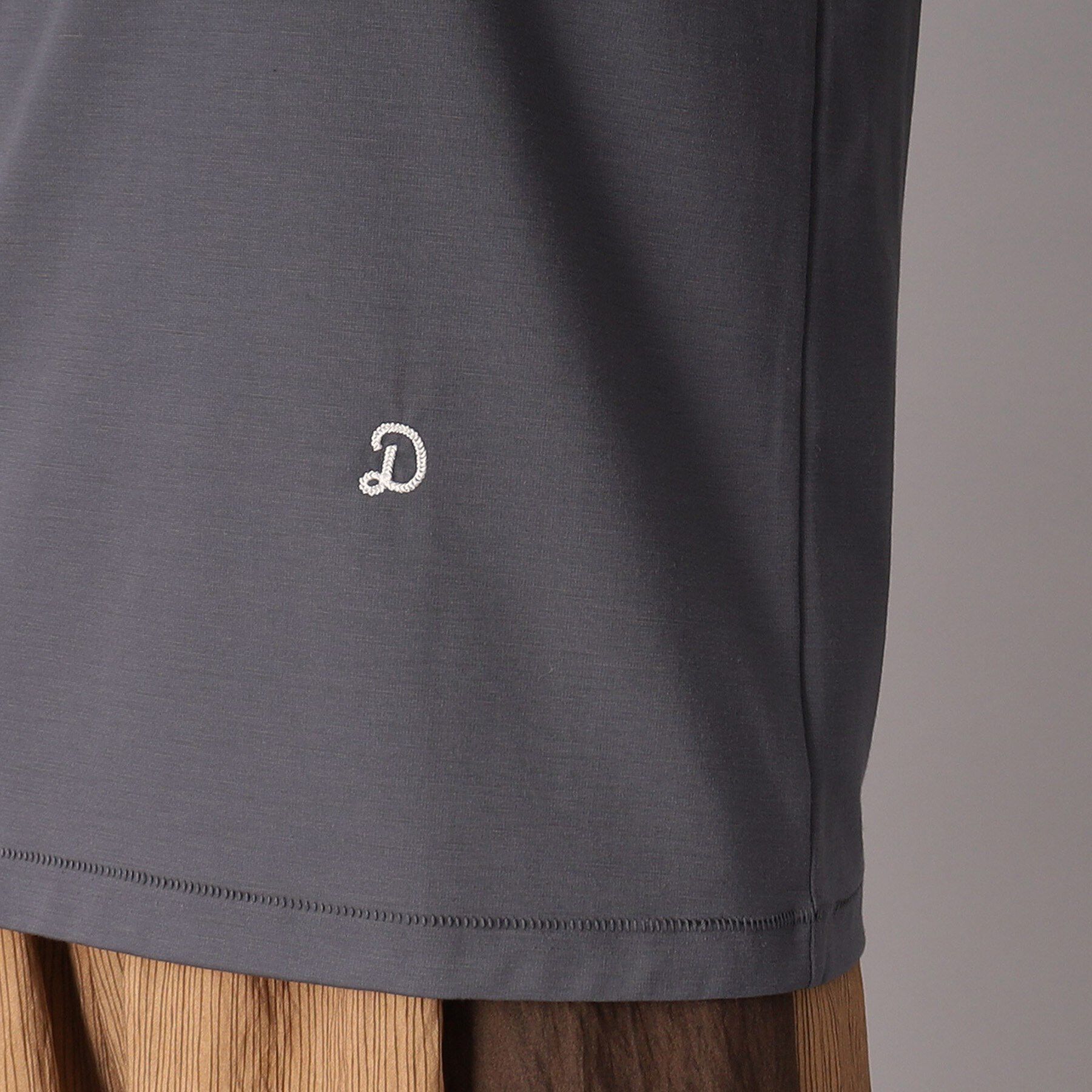 DRESSTERIOR「【洗える】シルクブレンドポンチTシャツ」|Tシャツ・カットソー|