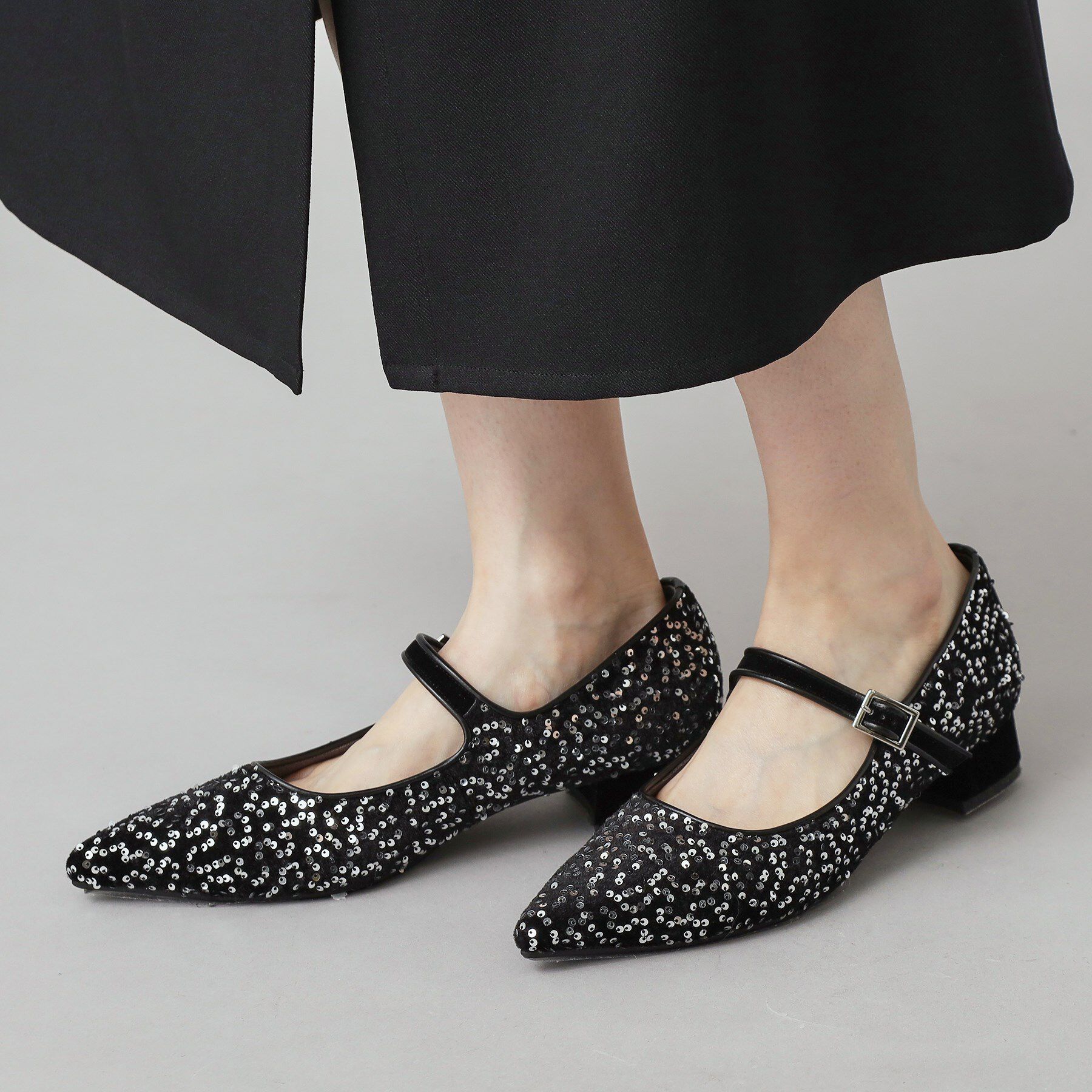 DRESSTERIOR「ポインテッドメリージェーン」|パンプス|