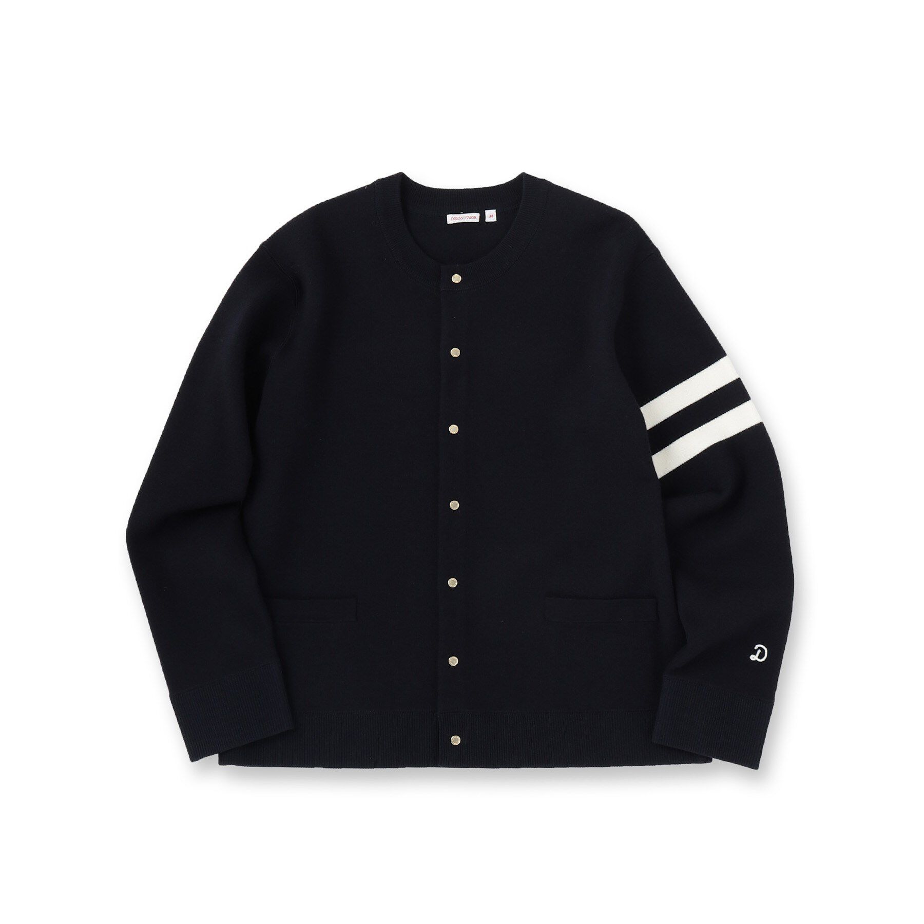 DRESSTERIOR「ウォッシャブル アームライン ラウンドカーディガン」|カーディガン|